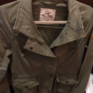 Hollister green light jacket
